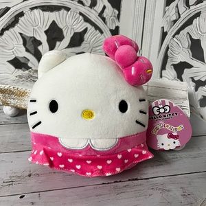 Squishmallows Hello Kitty with Pink and White Hearts & Sprinkle Bow